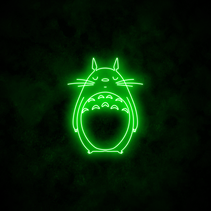 "Totoro" Neon Sign