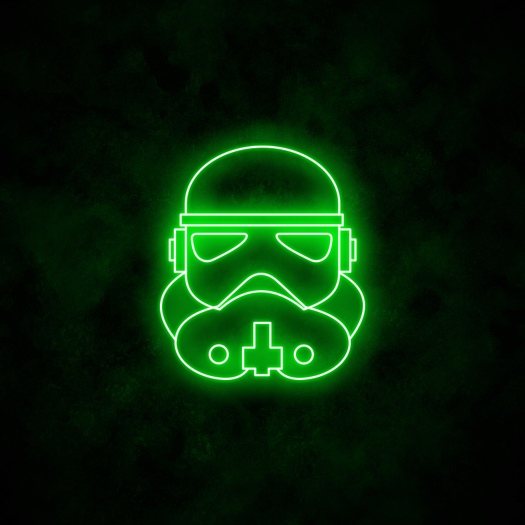 "Stormtrooper" Neon Sign