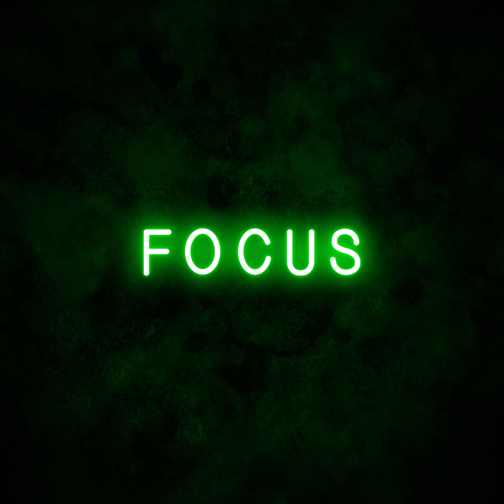 "FOCUS" Neon Sign