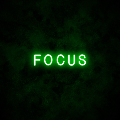 "FOCUS" Neon Sign