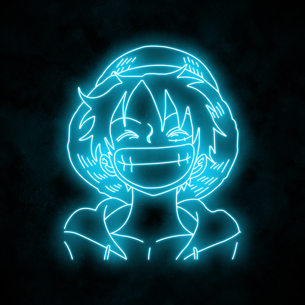 "Luffy" Neon Sign