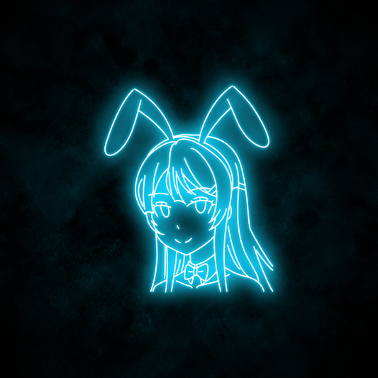 "Mai Sakurajima" Neon Sign