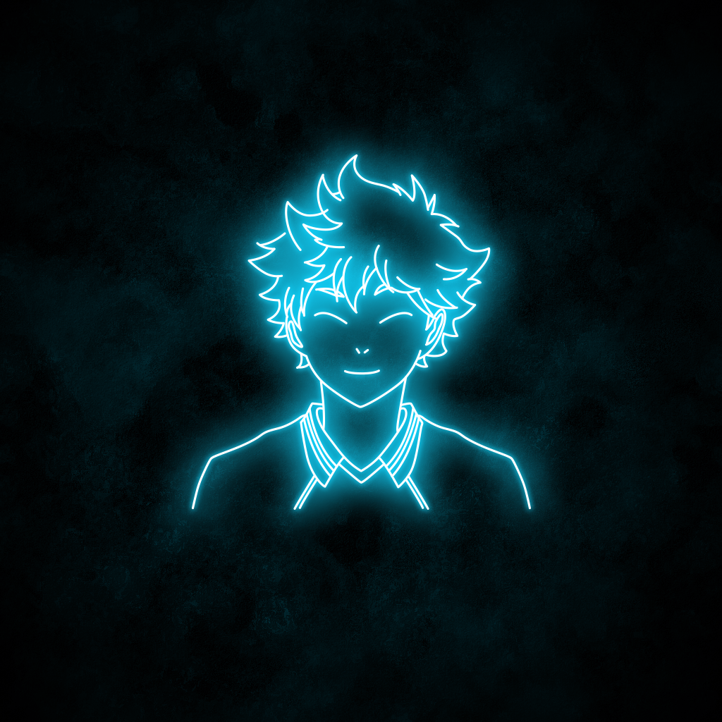 "Shoyo Hinata" Neon Sign