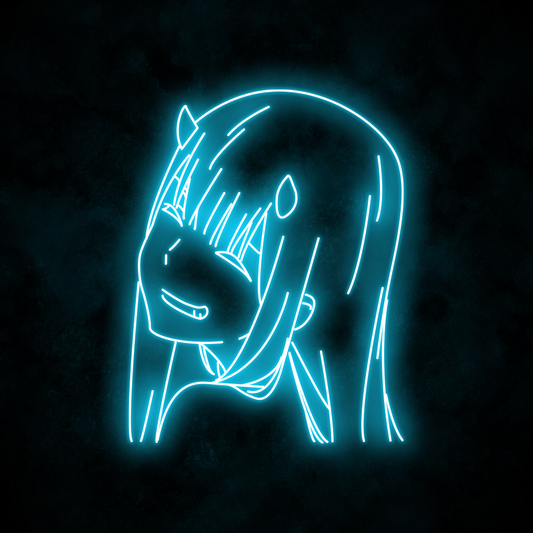 "Zero Two" Neon Sign