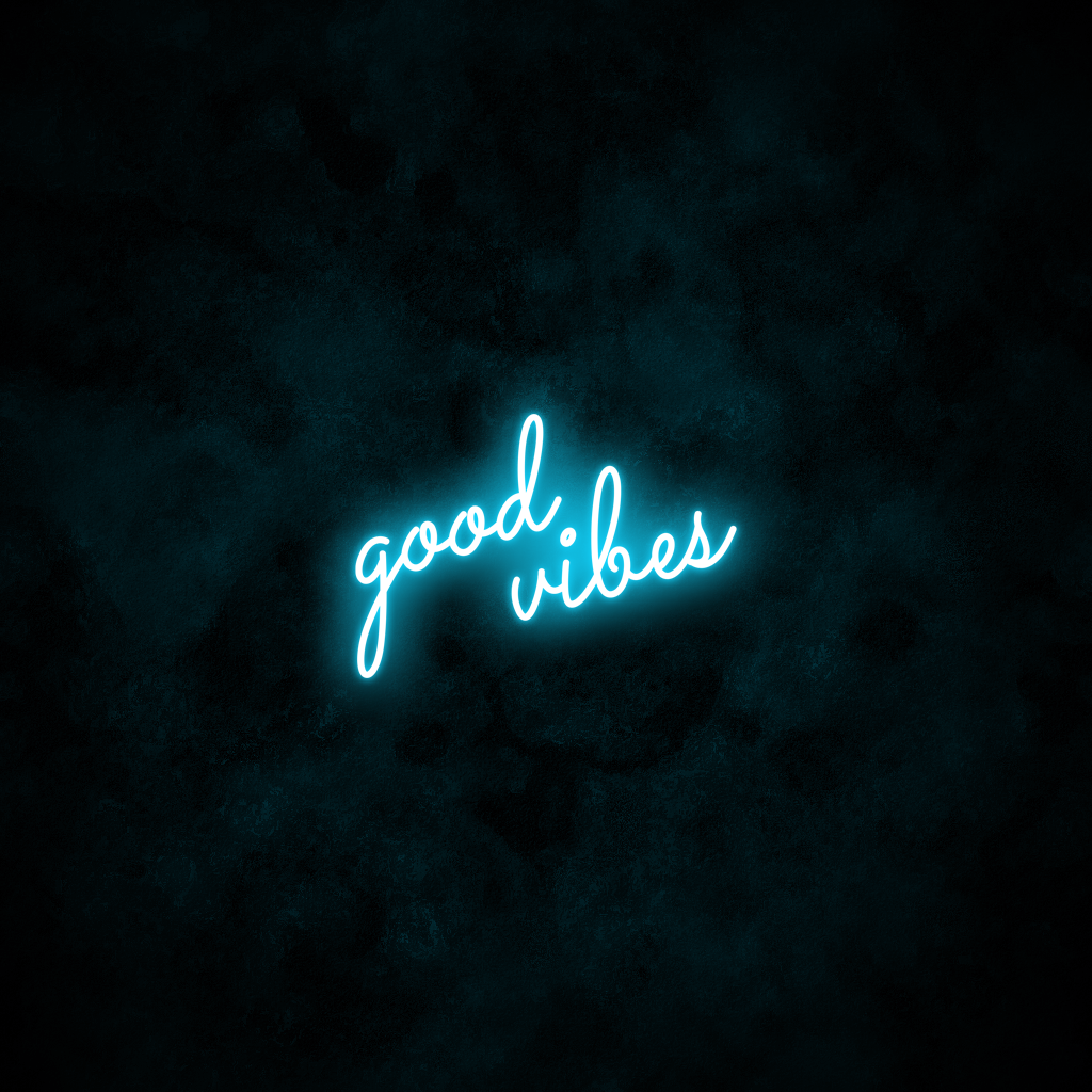 "Good Vibes" Neon Sign