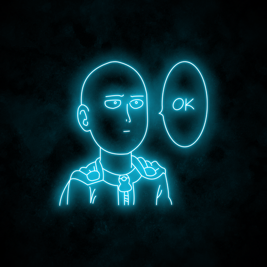 "One Punch Man" Neon Sign