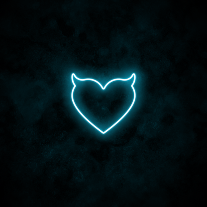 "Devil Heart" Neon Sign