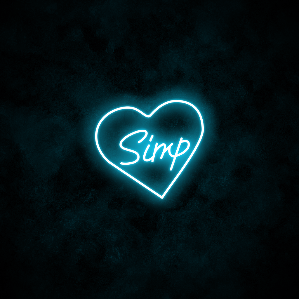 "Simp" Neon Sign