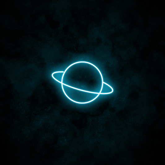 "Saturn" Neon Sign