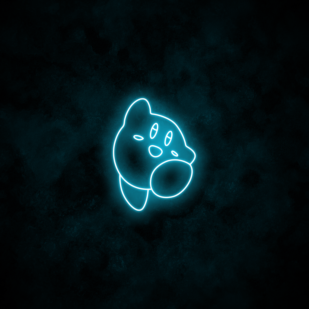 "Kirby" Neon Sign