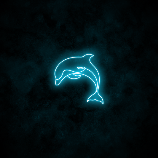 "Dolphin" Neon Sign