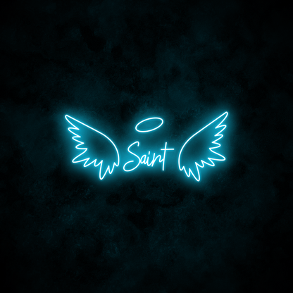 "Saint" Neon Sign