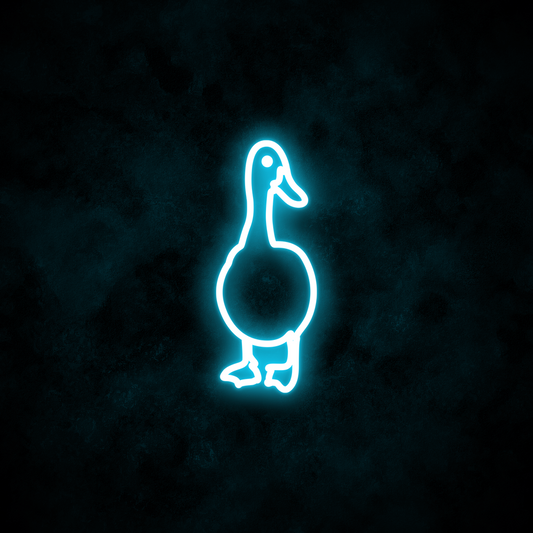 "Duck" Neon Sign