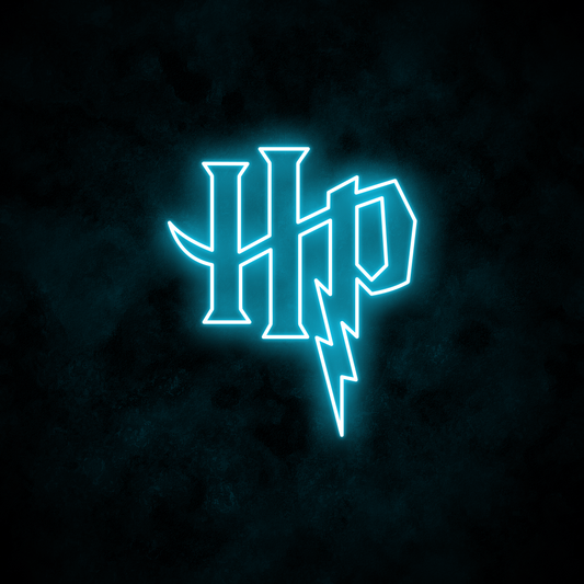 "HP" Neon Sign