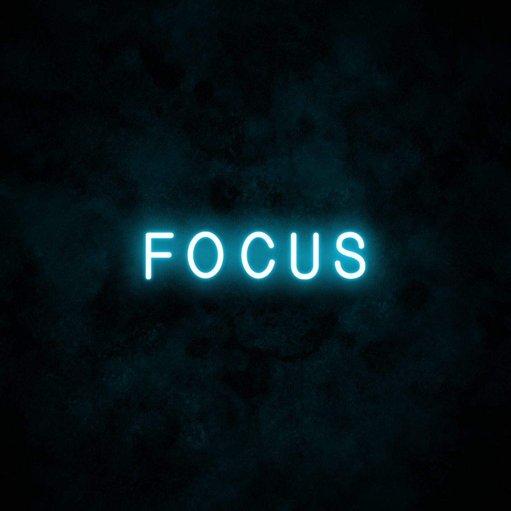 "FOCUS" Neon Sign