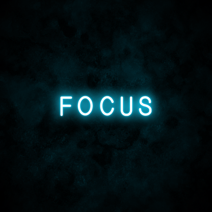 "FOCUS" Neon Sign
