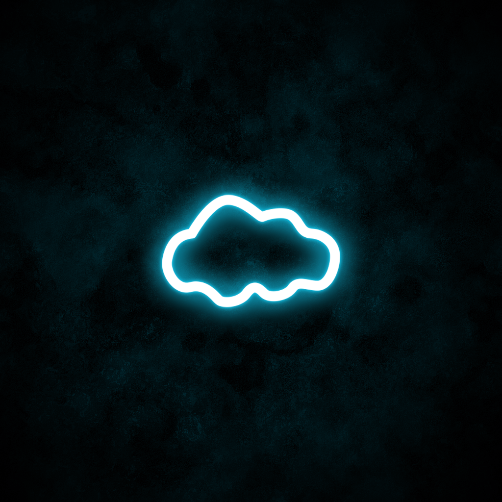 "Cloud" Neon Sign