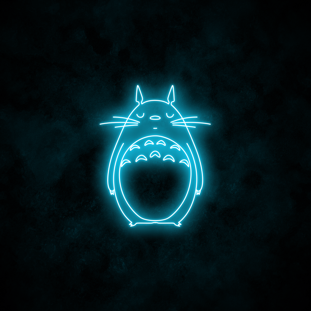 "Totoro" Neon Sign