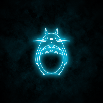 "Totoro" Neon Sign