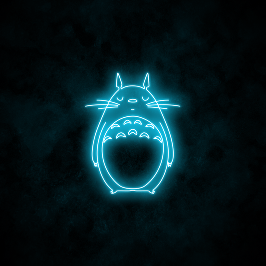 "Totoro" Neon Sign