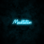 "Meditation" Neon Sign