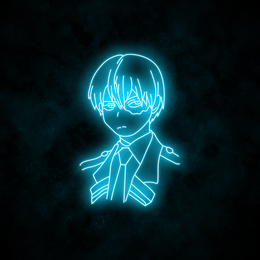 "Todoroki" Neon Sign