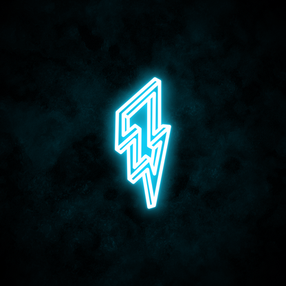 "Lightning" Neon Sign