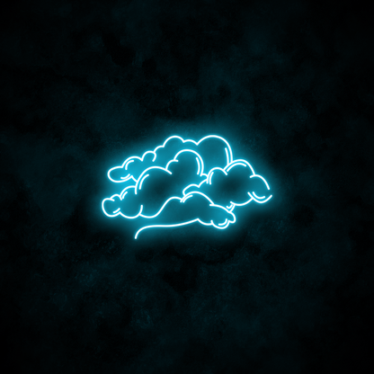 "Clouds" Neon Sign