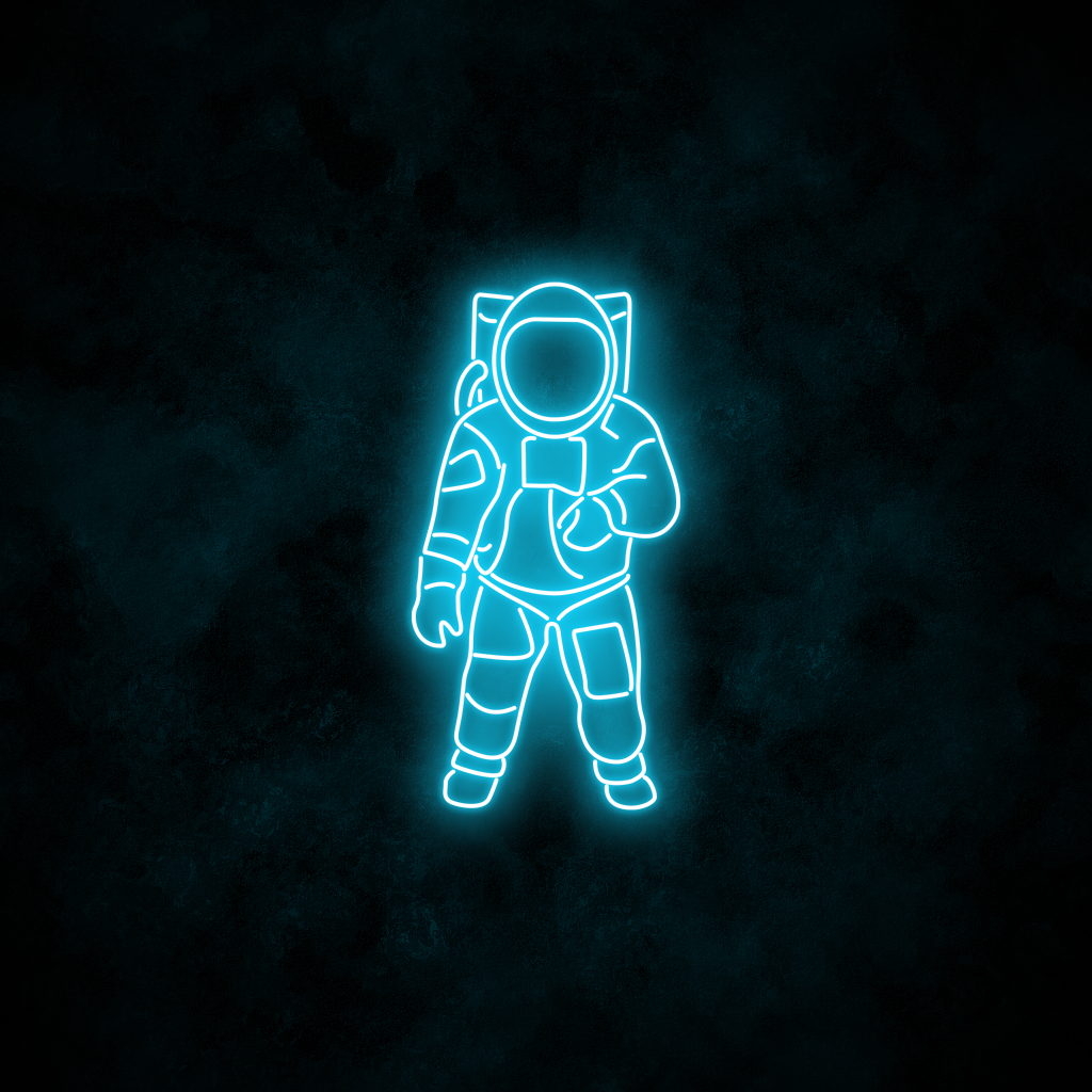 "Astronaut" Neon Sign