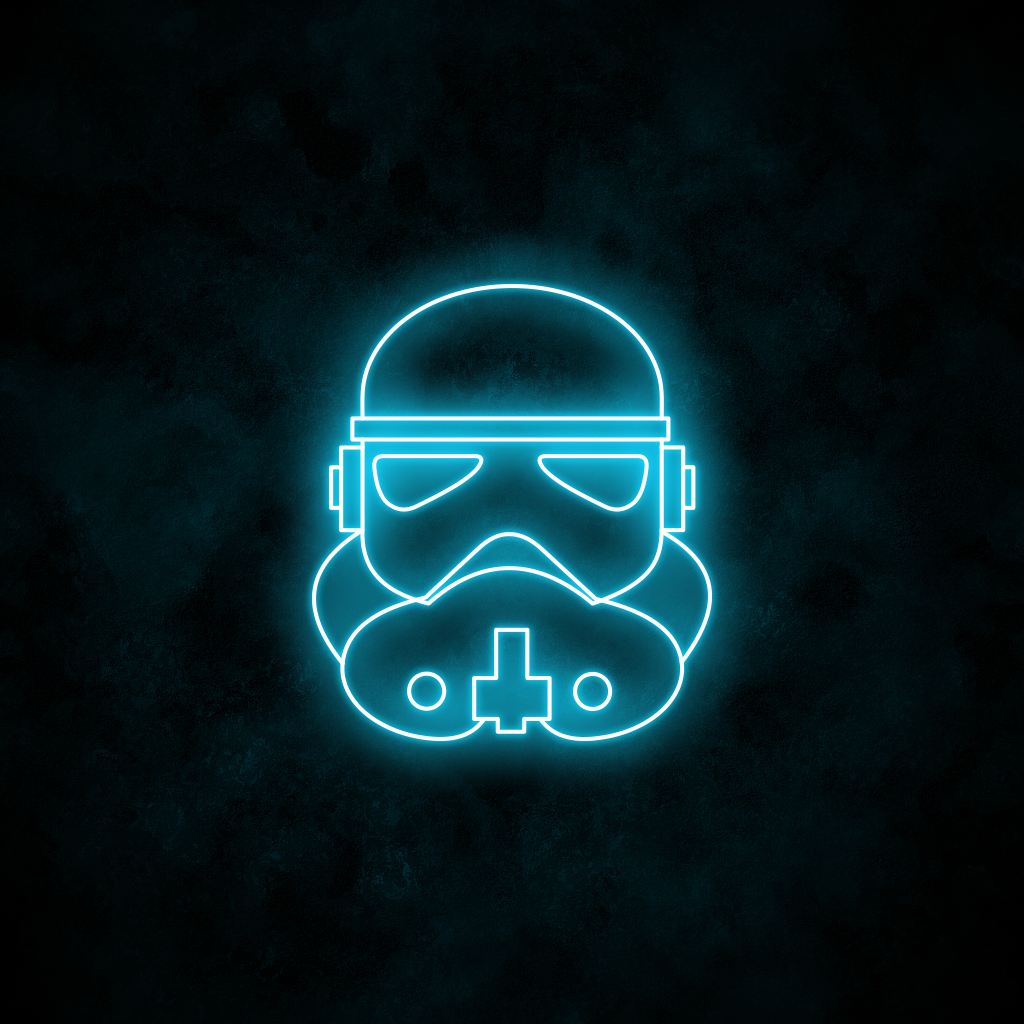 "Stormtrooper" Neon Sign