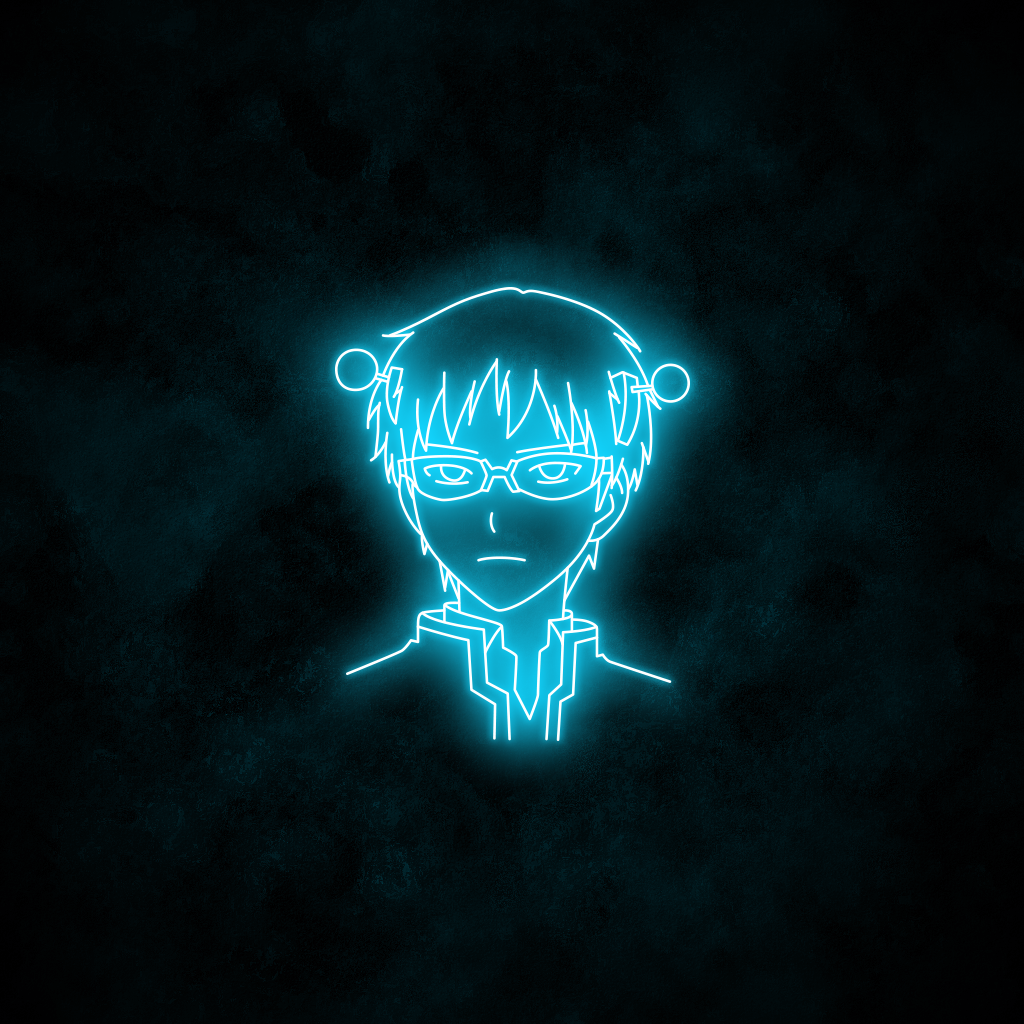 "Saiki K" Neon Sign