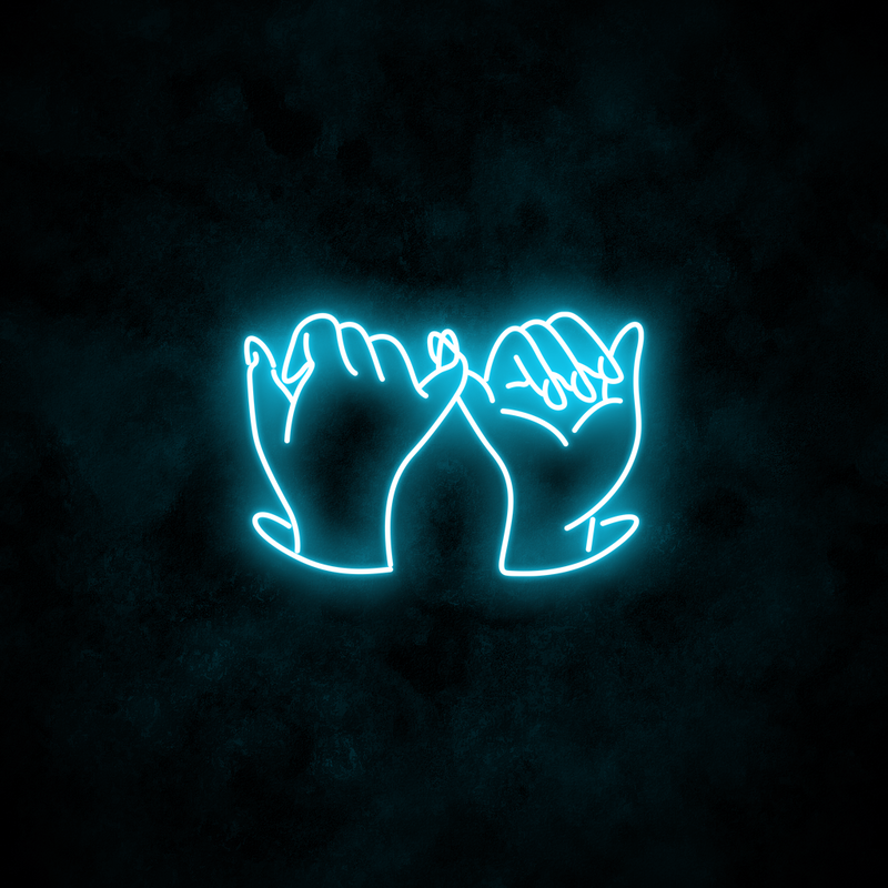 "Pinky Promise" Neon Sign