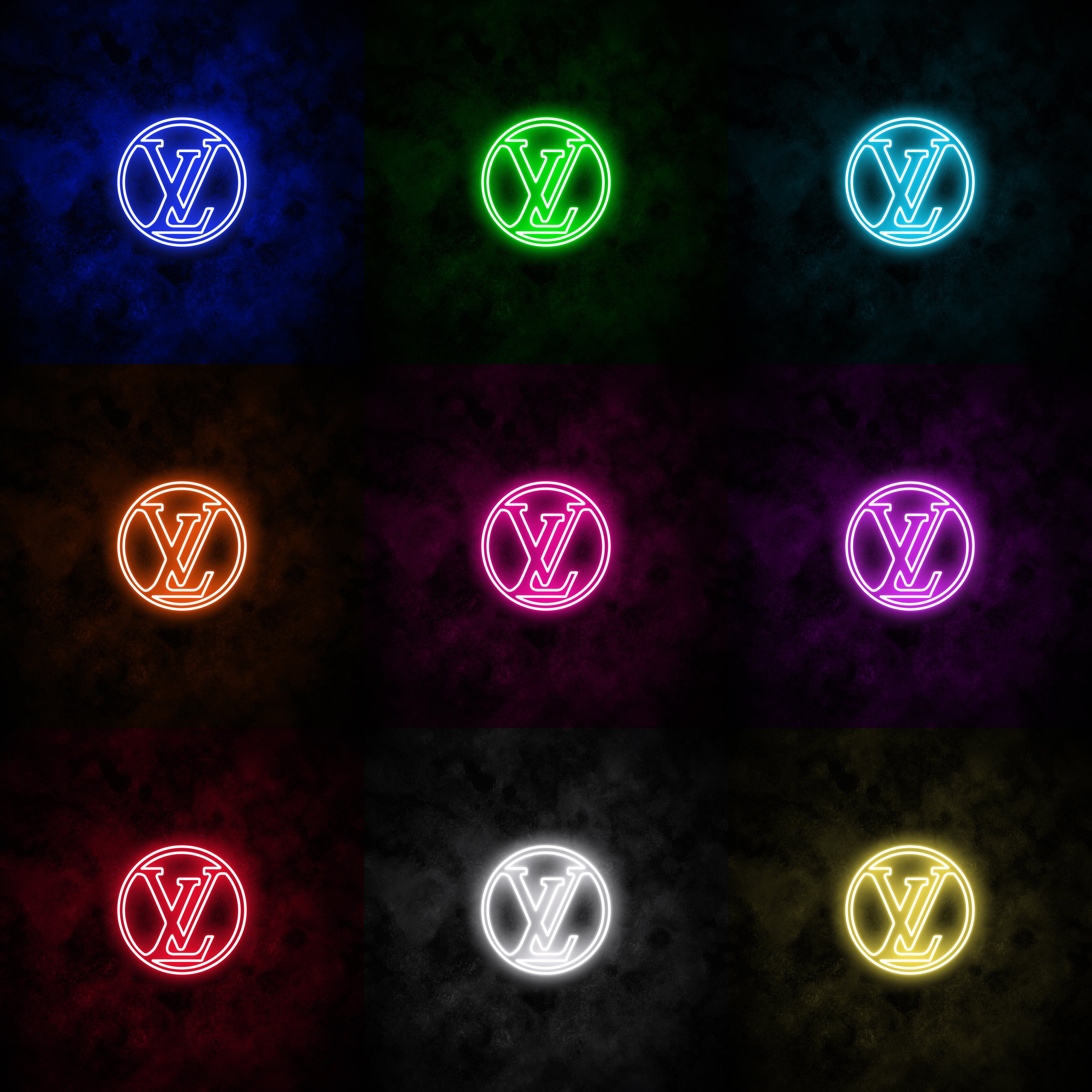 "Louis Vuitton" Neon Sign