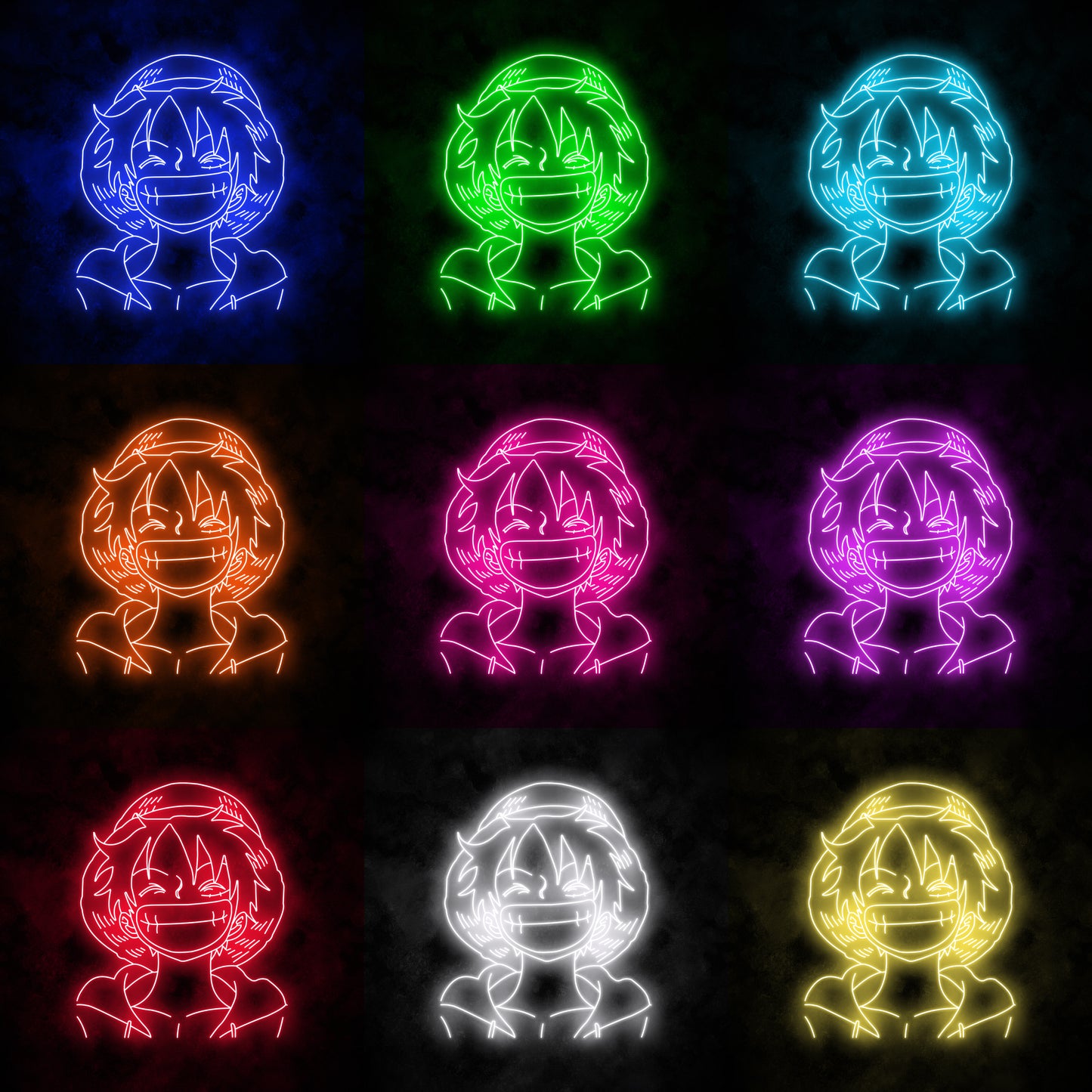 "Luffy" Neon Sign