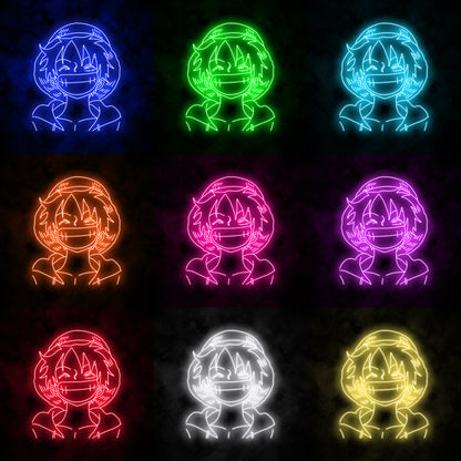 "Luffy" Neon Sign