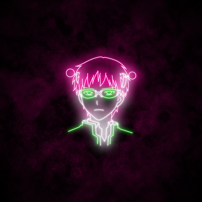 "Saiki K" Neon Sign