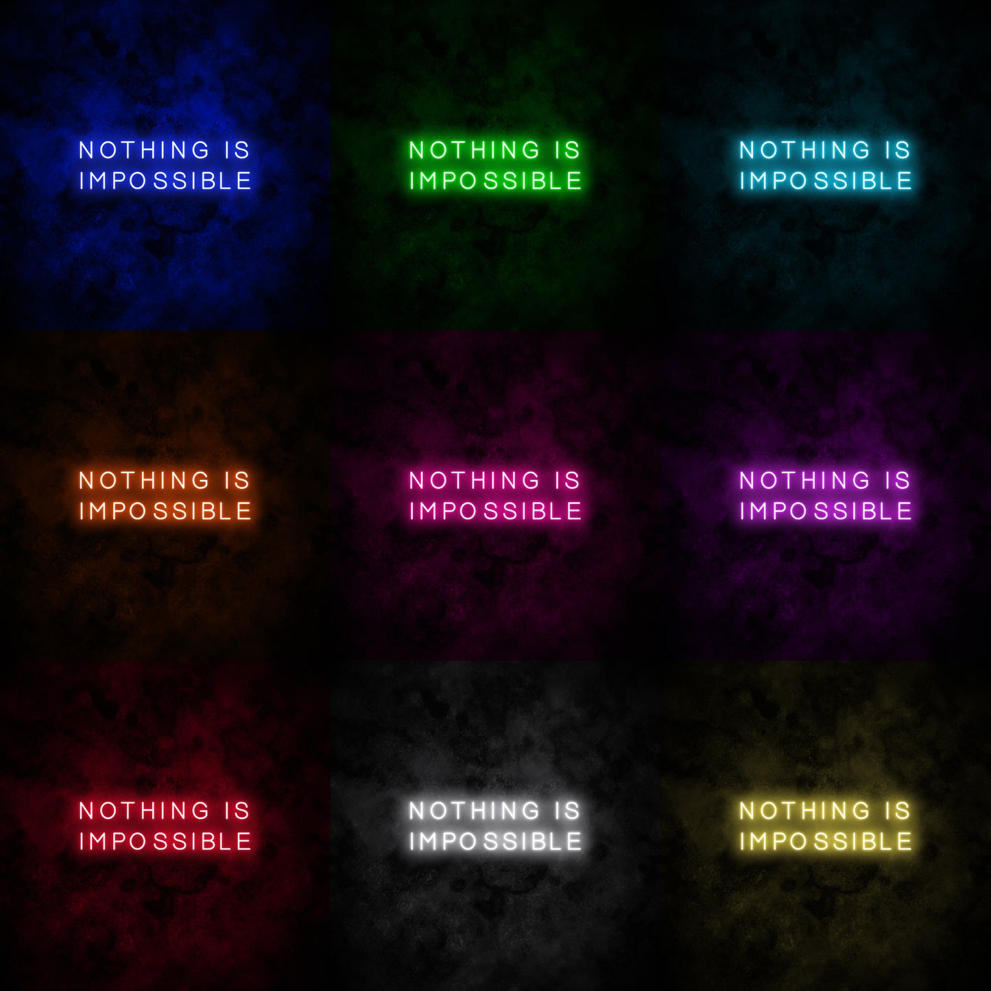 "Nothing is impossible" Neon Sign