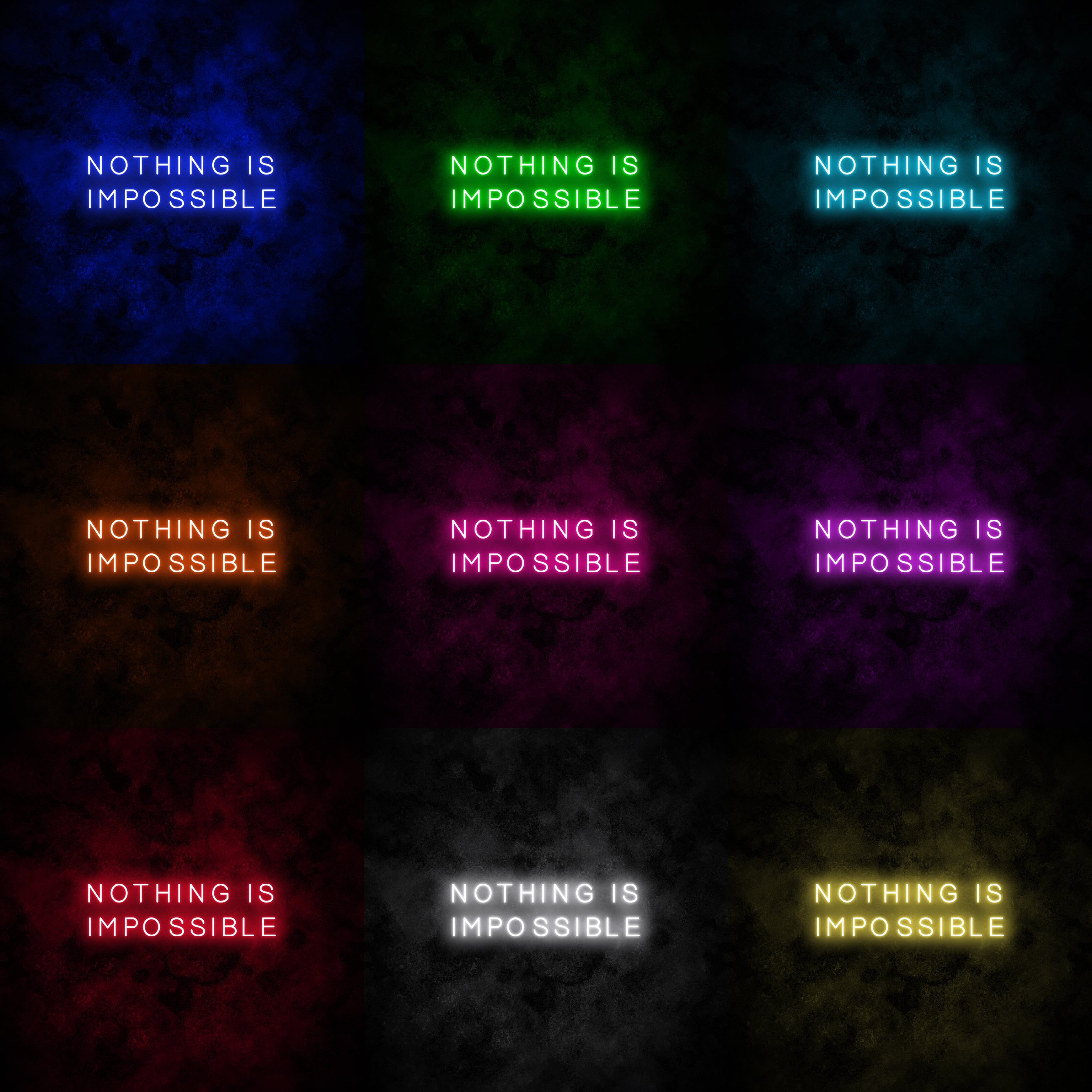 "Nothing is impossible" Neon Sign