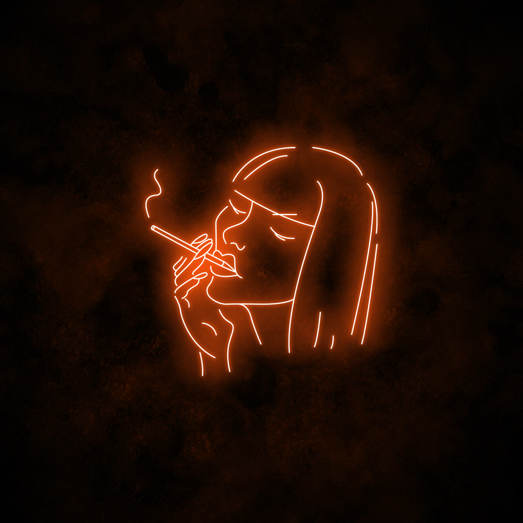 "Smoking" Neon Sign
