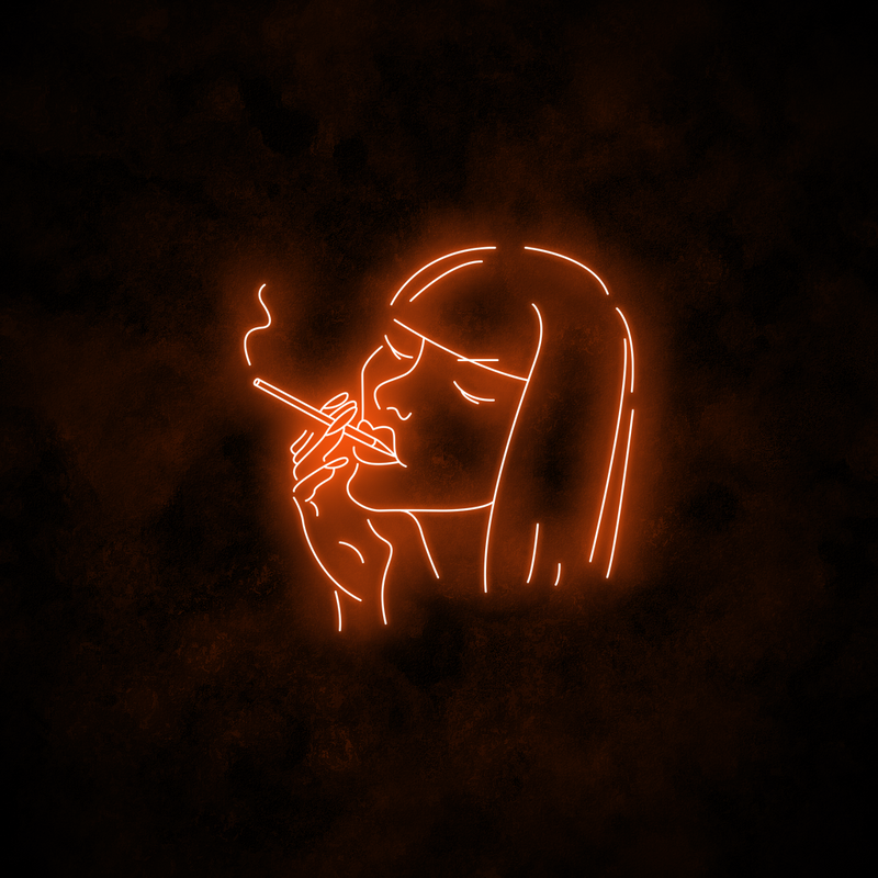 "Smoking" Neon Sign