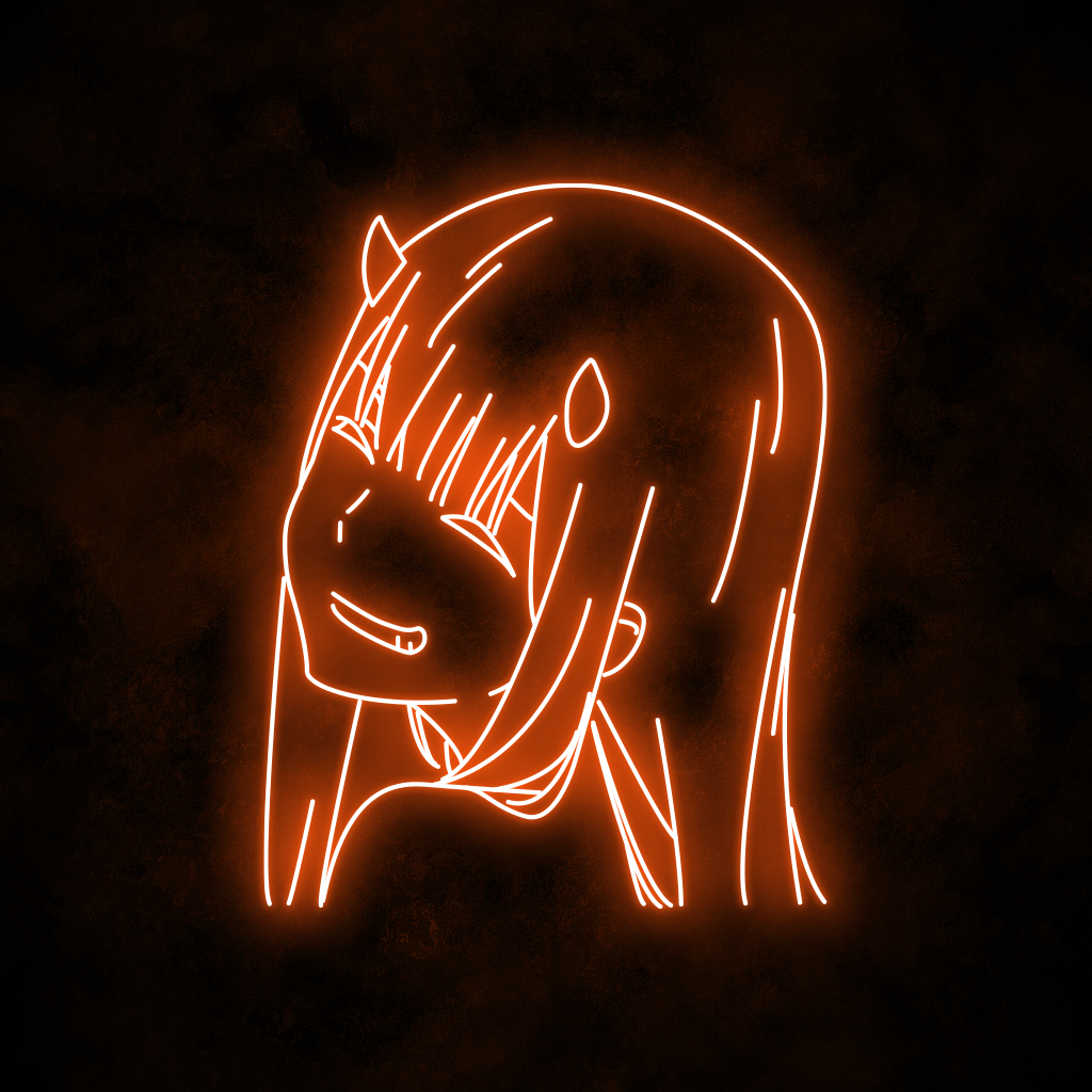 "Zero Two" Neon Sign