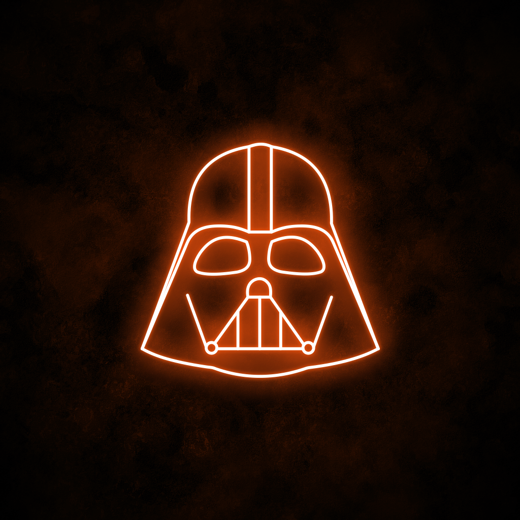 "Darth Vader" Neon Sign