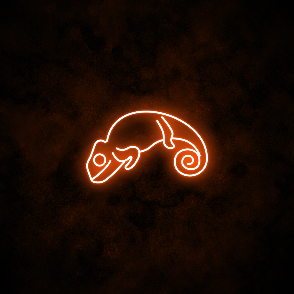 "Chameleon" Neon Sign