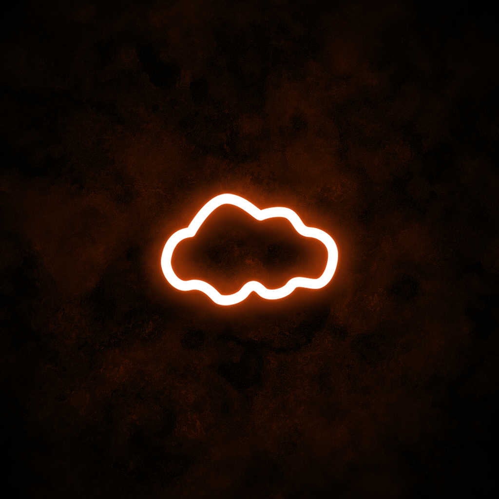 "Cloud" Neon Sign