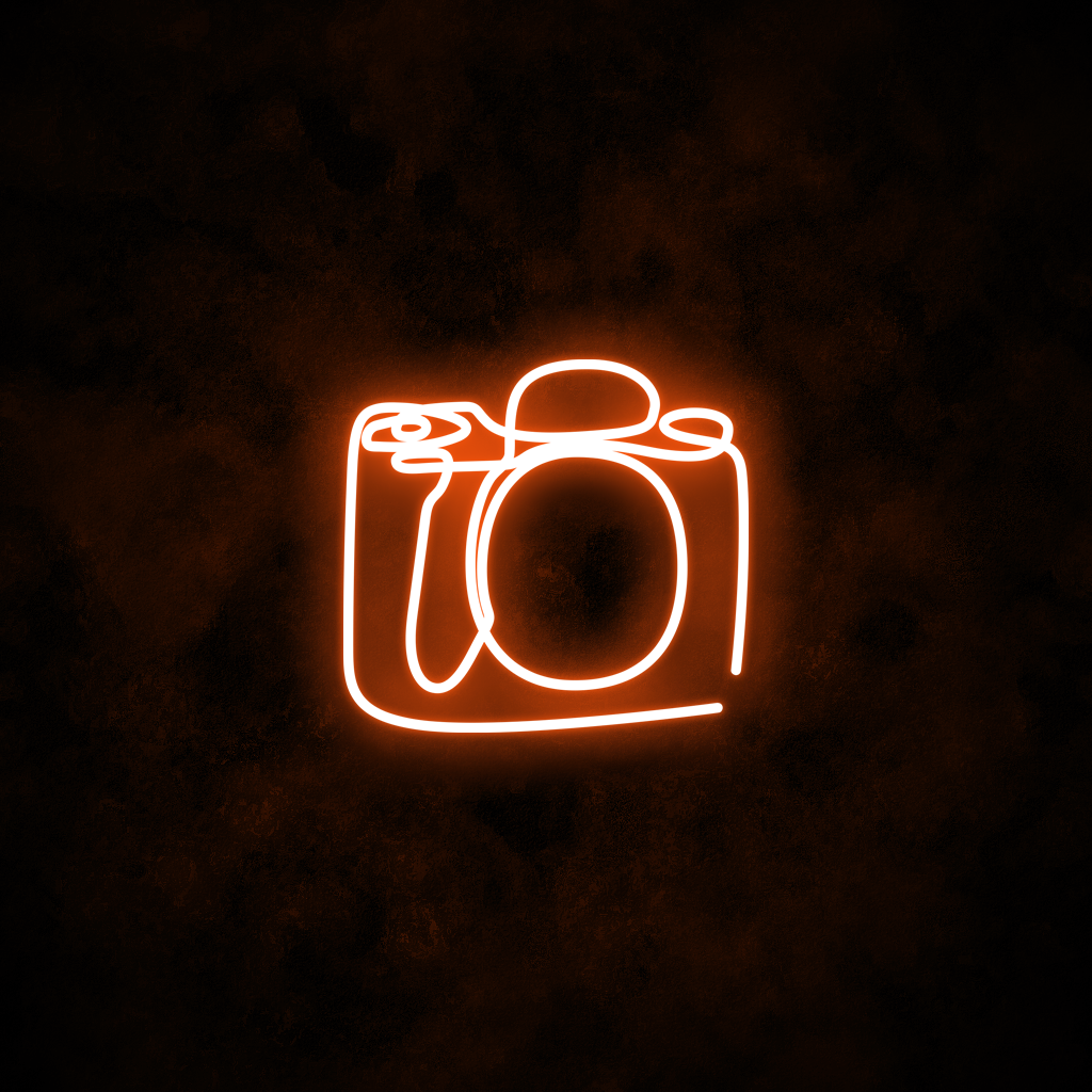 "Camera" Neon Sign