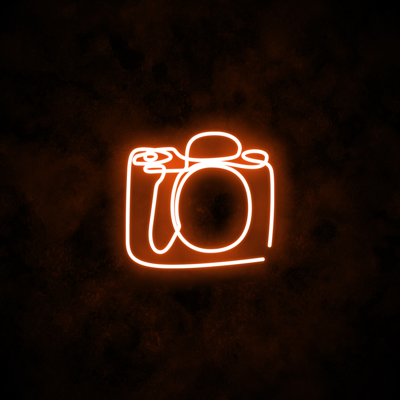 "Camera" Neon Sign