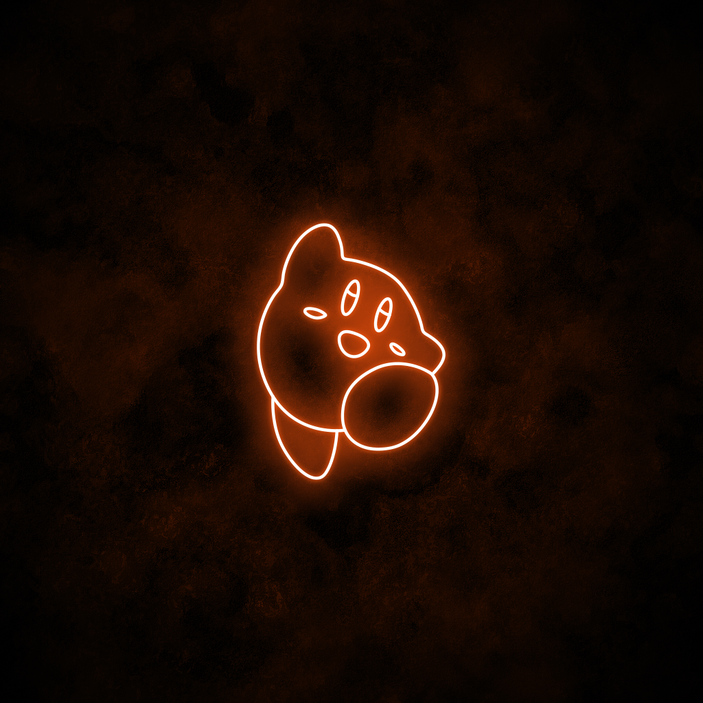 "Kirby" Neon Sign