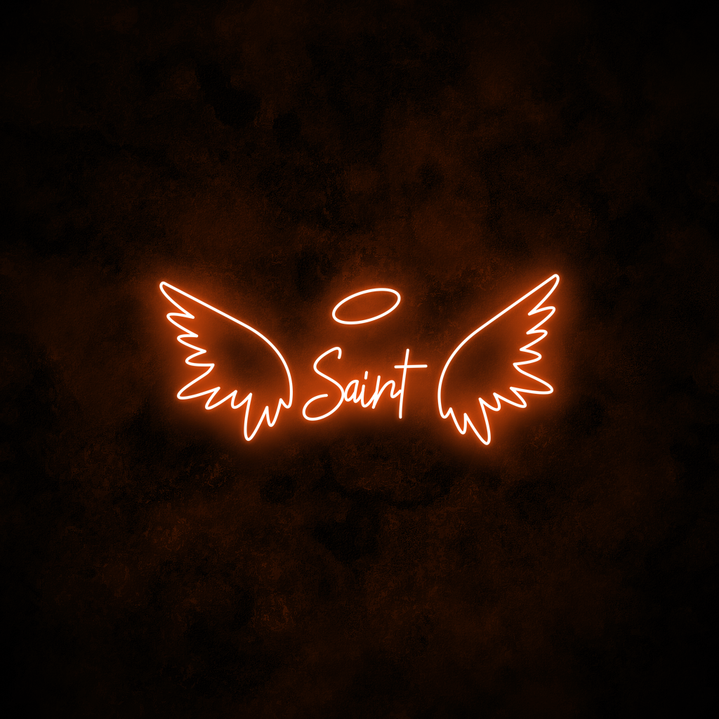"Saint" Neon Sign