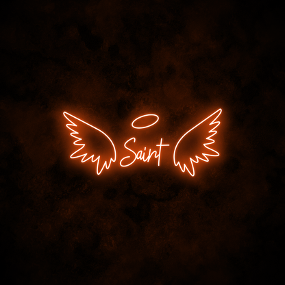 "Saint" Neon Sign