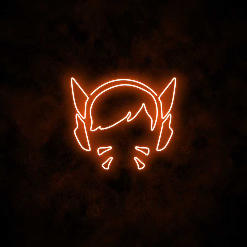 "D.Va" Neon Sign
